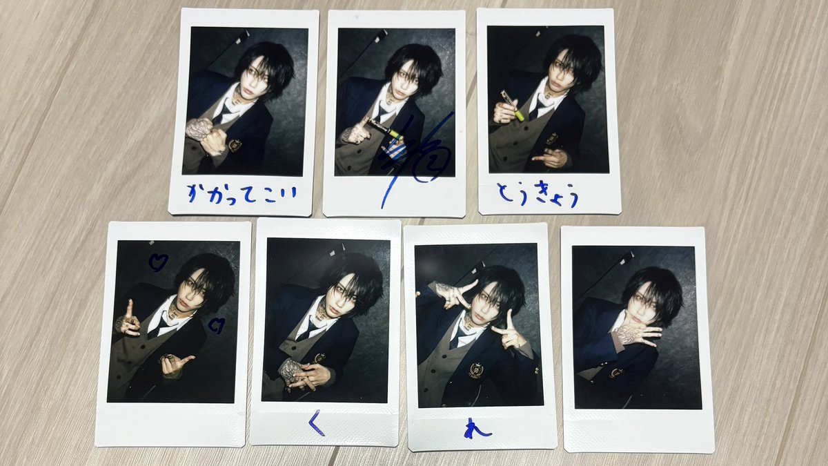 v_32kj's tweet photo. 【お譲りします】
零[Hz] ZEROHZ presents
limited LIVE-2026-「東京」
-Static Youth-  HOLHDAY SHINJUKU

6/26制服 当日チェキ
譲：ROYさん、Rioさん、TEIKAさん、RYOGAさん

落書きあり：1000円
落書きなし：500円

郵送or予定が被ればお手渡しも可能です。
お気軽にご連絡下さい。 https://t.co/NZO03Ayt4B