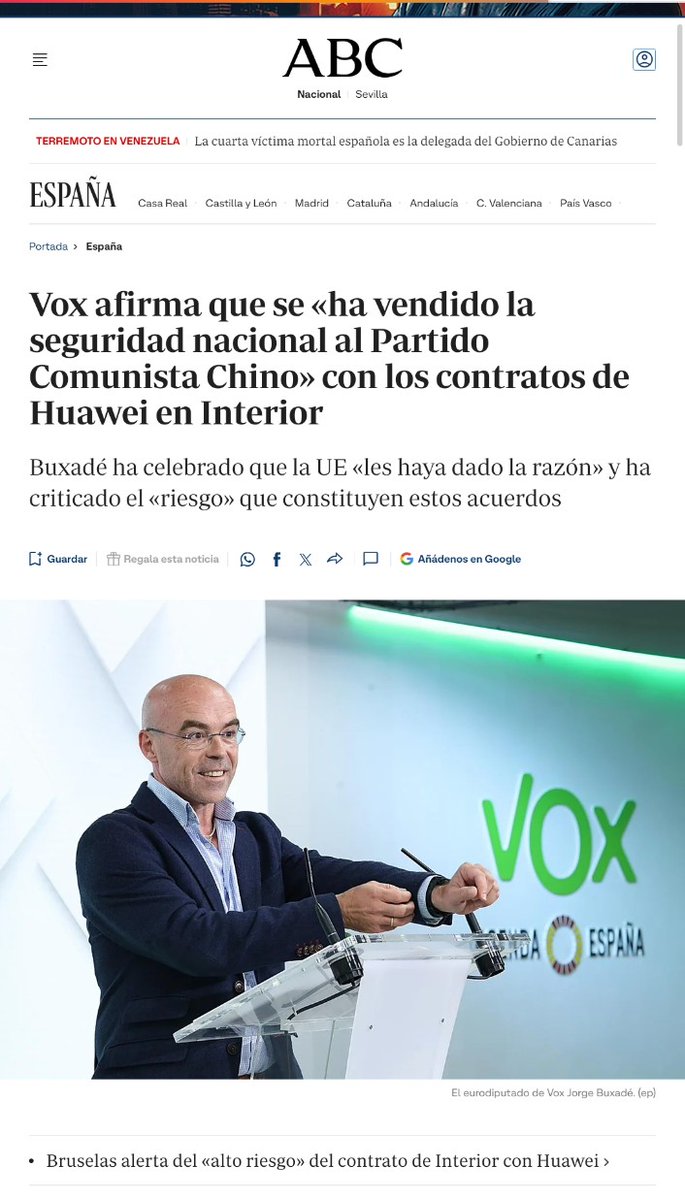 cra_2017's tweet photo. @cadrebox VoX dice :
Partido Comunista Chino.
Además con el tema Huawei.
Jajajaajaja !
Jajajajajaja ! https://t.co/GGCdBQnlt6