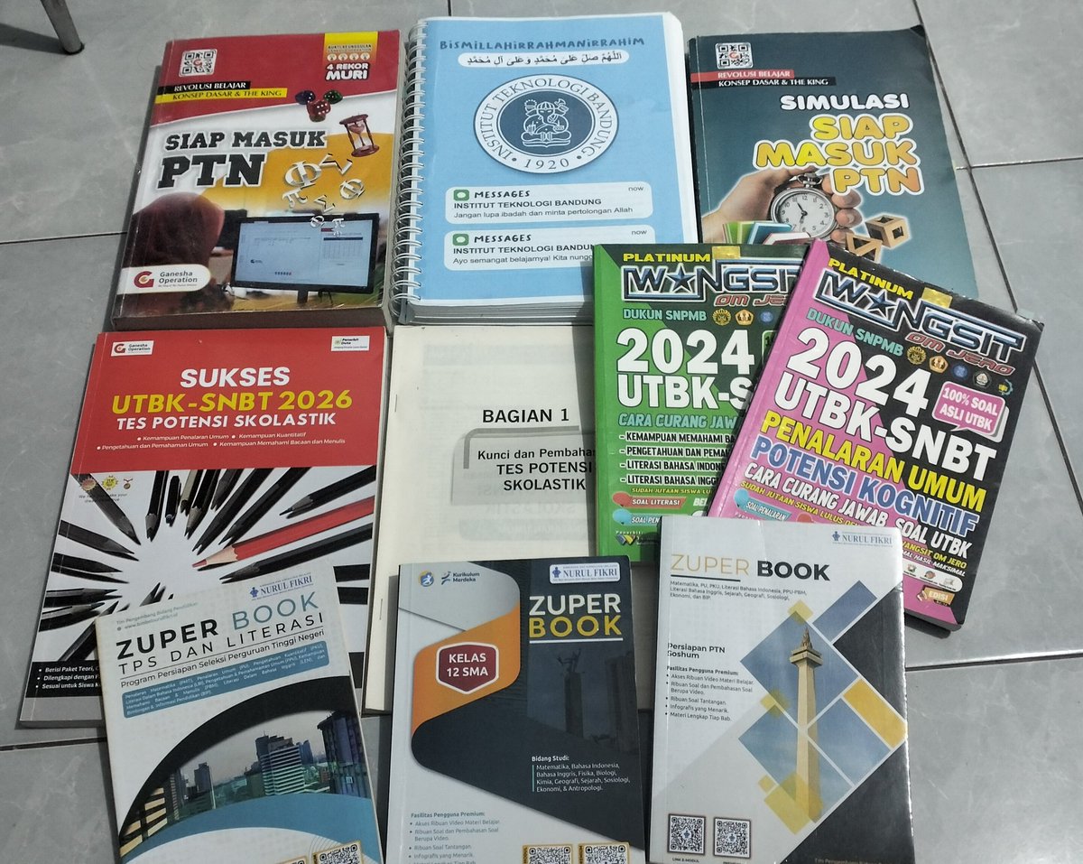 albumszz's tweet photo. 💥🔊PEJUANG UTBK 2027🔊💥
#wts #preloved #utbk #wangsit #ptn2027 #latsol
WTS buku-buku tempur utbk ku kemaren, semogaa bisaa nularin semangat belajar yas🩵
GO, NF, WANGSIT, PRINT-AN MMA FULL, & KERTAS' TO+LATSOL
buat detail nyaa gass cek di bawah⬇️
harga bisa tanya dm owkay! https://t.co/ZlHkLo9Skq