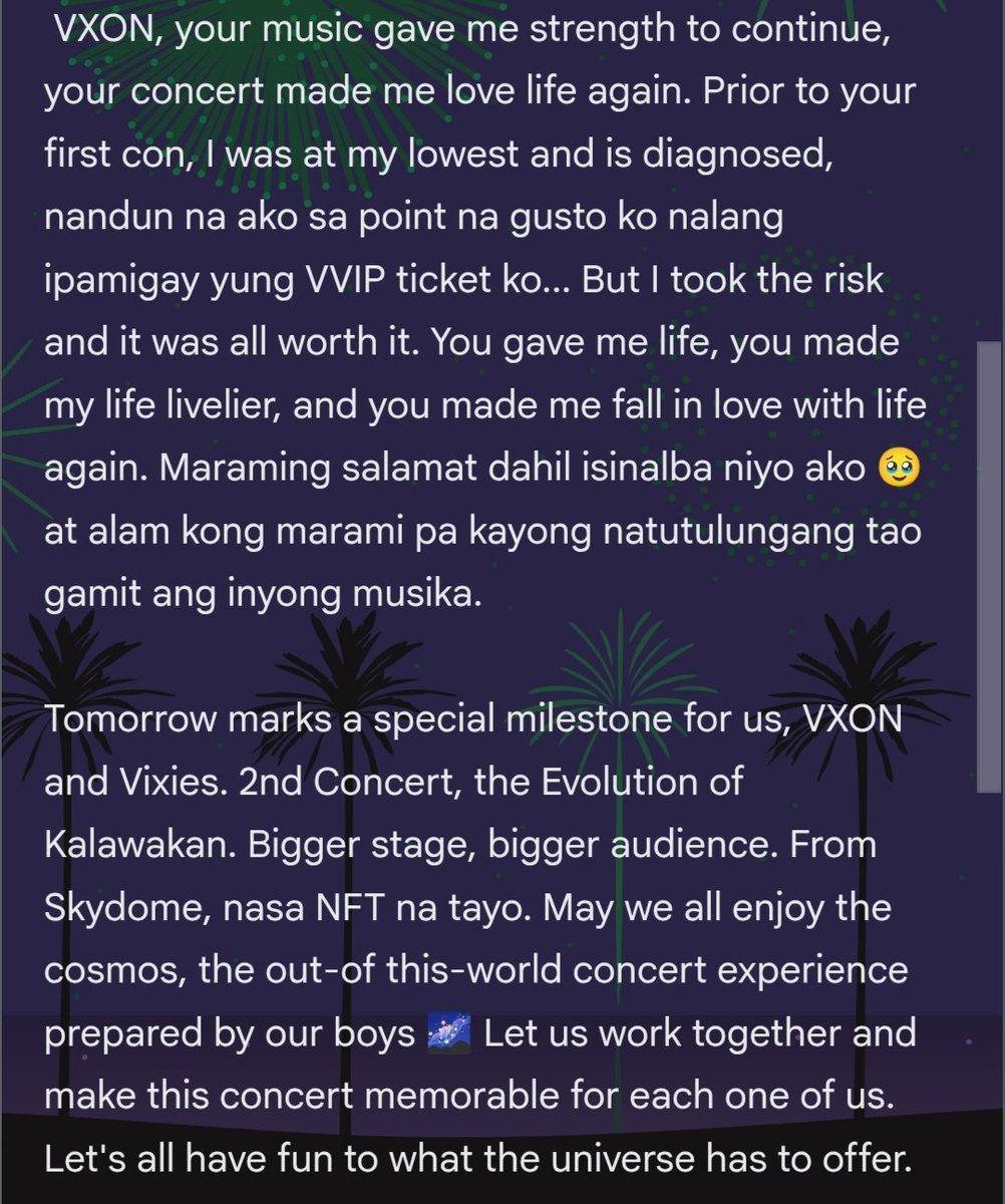 kronikolas_'s tweet photo. 26-06-26

To Vixies and @vxonofficial, thank you for saving me!

[ @frnzchuaa @enzovince_ @SamCafranca @vxonc13 @ptrckrcmr20 ]

#VXON #VXONKalawakan #KalawakanTheEvolution https://t.co/HtsSBShZ3z