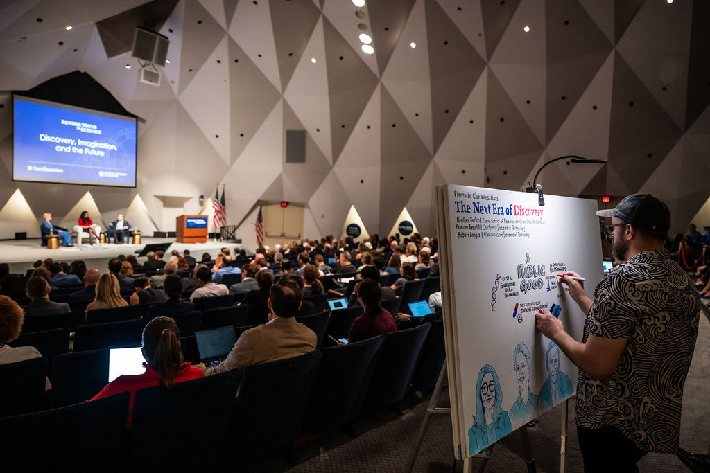 theNASciences's tweet photo. Yesterday, the NAS and @Smithsonian co-hosted "Revolutions in Science," a day-long look at what discoveries might define America's next 250 years. Nobel laureates, innovators, and emerging researchers gathered in conversation about where science goes next. A few highlights 📸🧵 https://t.co/WY4kC4ZUI9