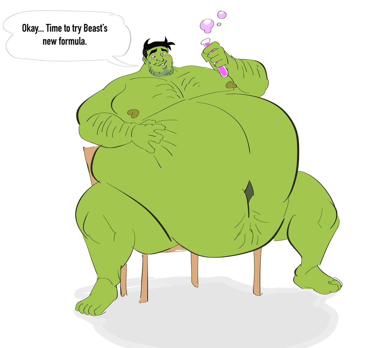 13uckaroo's tweet photo. Hulk’s experimentation 🧪 Patreon sketches for ArtFanatic24 https://t.co/h4PDVBFkr9