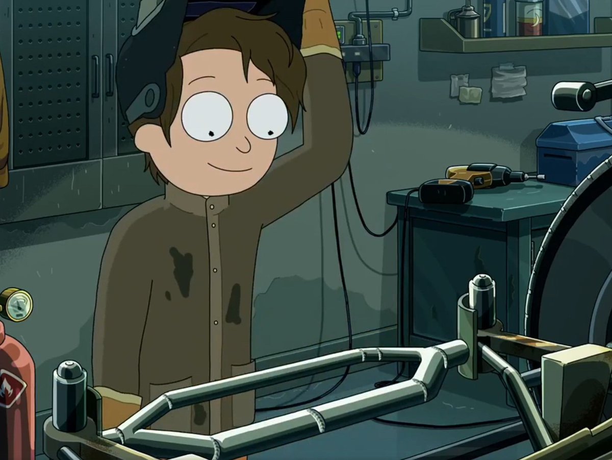 1stellanova's tweet photo. He's the hottest Morty, if you ask me. I love how, as he grows older, his hair starts looking more and more like his grandpa Rick's when he was younger. It's like... "Oh, darling... you really can never escape Rick, can you?" 🥺😔💯 https://t.co/M27uYPLhMr