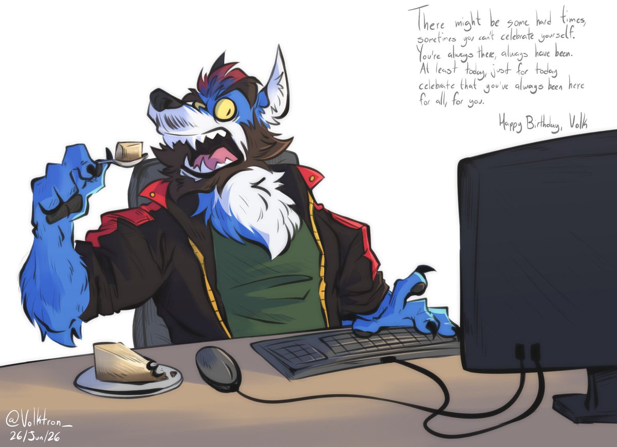 Volktron_'s tweet photo. Today the blue wolf came to life https://t.co/rlKEsznM0A