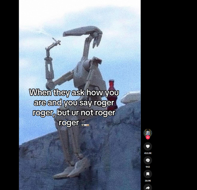 UmarellOnSOL's tweet photo. A new "This is fine" meme has just dropped on TikTok with millions of views I haven't been Roger Roger since sol was $200... such a crazy good picture everyone is using in the comments too https://t.co/t8mb8p2GCL https://t.co/aDfK7A2u8v