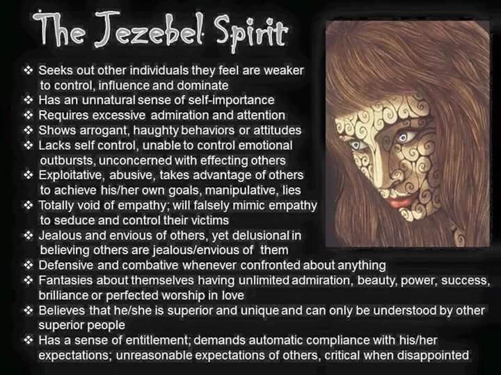 DrWaldmiller's tweet photo. @iAnonPatriot Jezebel Spirit. They are full of Satan. https://t.co/s9CIC34EkE