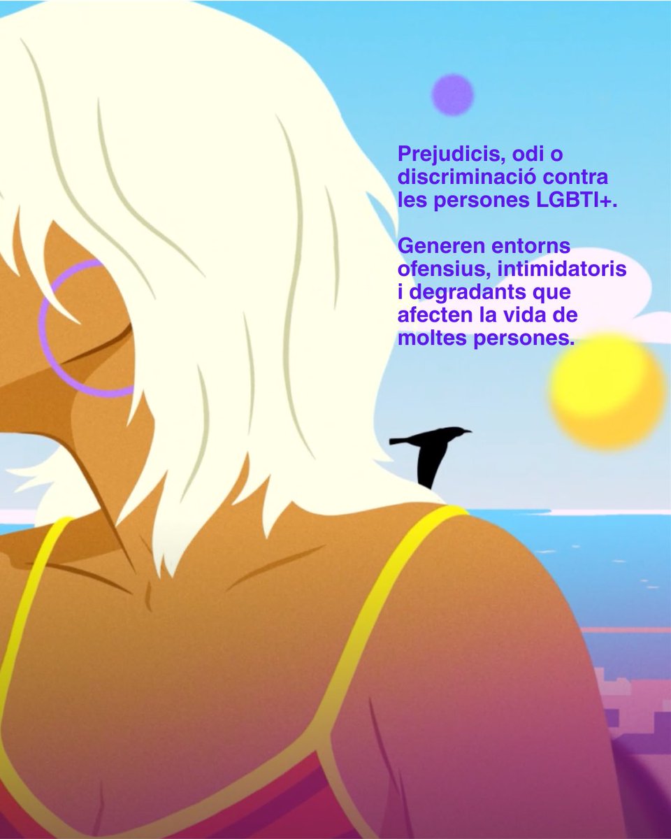 igualtatcat's tweet photo. L’LGBTI-fòbia té conseqüències reals i impacta especialment en els col·lectius històricament més vulnerabilitzats.

És discriminació.

Per això no hi ha espai per a la indiferència.

✊ Els drets no es qüestionen. Es defensen. https://t.co/NMs9GsEjav