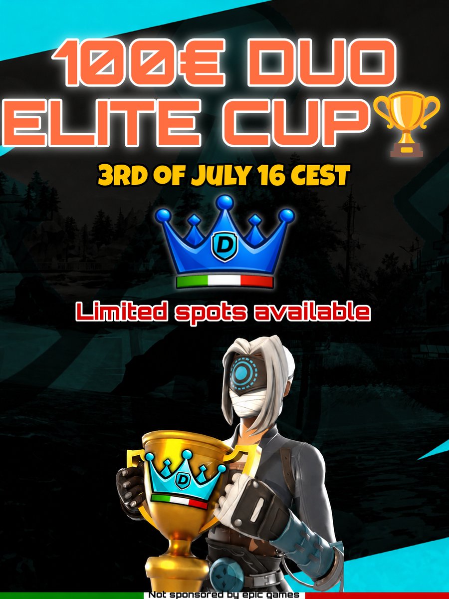 legatricolore's tweet photo. 🏆100€ DUO ELITE CUP

🏁ONE WEEK TO GO, 3rd of July 4PM CEST

👑Reach Elite in our server by gaining 120 points in our custom session nzr 

https://t.co/Yg1tmV3UQY https://t.co/Jya2giaWxD