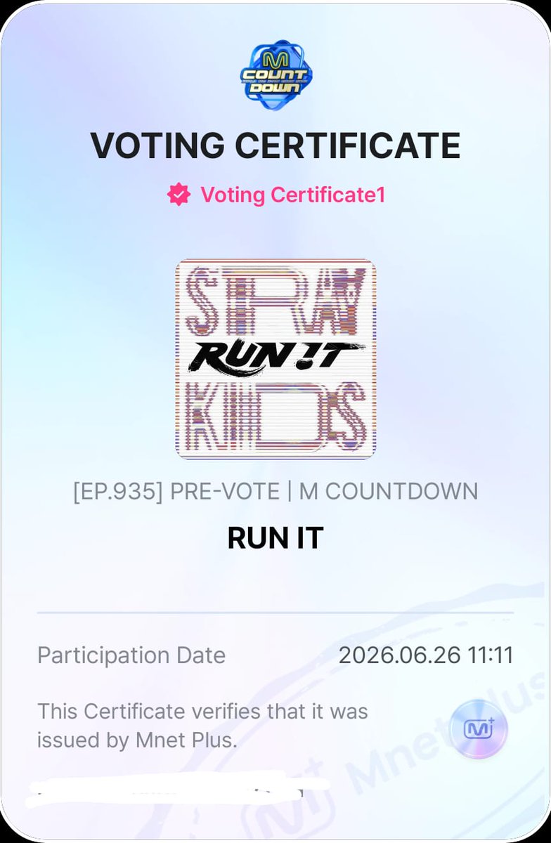StrayKidsBrasil's tweet photo. 「 LEMBRETE x MNET+ 」
STAYs, as equipes de votação decidiram impulsionar a votação que "RUN IT" está concorrendo o win no MCOUNTDOWN! 📢

Como não teremos pontos nas categorias de vendas e transmissão, precisamos compensar nas demais categorias. Por isso, é fundamental garantir uma grande vantagem na pré-votação e na votação ao vivo, além de aumentar os nossos streams nas plataformas digitais, aumentar as visualizações do MV no YouTube, e publicar mais vídeos no TikTok utilizando "RUN IT".

⚠️ Votem apenas neste aplicativo para o win do MCOUNTDOWN, e continuem coletando votos normalmente nos outros aplicativos para o comeback em agosto.

✅ Você pode votar 5x por conta.
✅ Use mais de uma conta/dispositivo.
⬇️ TUTORIAL

@Stray_Kids #StrayKids #스트레이키즈