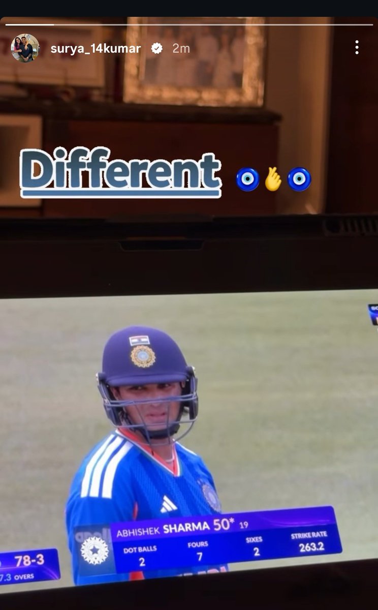 Shebas_10dulkar's tweet photo. Such a humble player, Suryakumar Yadav 💙

Despite losing his place in India’s T20I setup after the T20 World Cup triumph, he still kept cheering for his teammates. It showed the spirit of a true team player. https://t.co/QykSOQOLzn