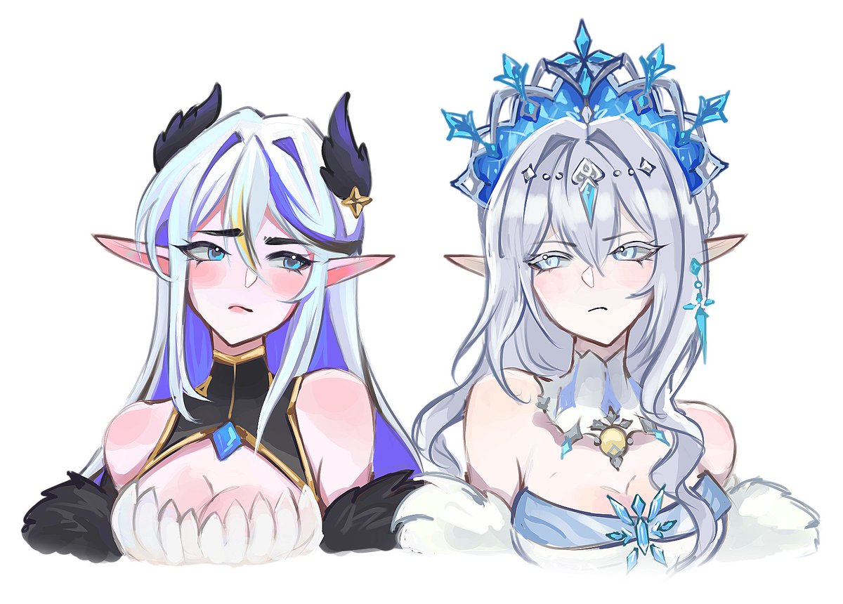 winteria_art's tweet photo. Go go, winter elves yaaay #sketch
#GenshinImpact  #GenshinSnezhnaya #Snezhnaya https://t.co/HzNJ2eOg7H