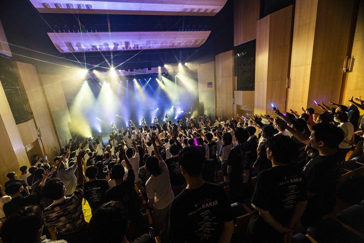 MiteiTitle's tweet photo. .

2026.06.26 
静岡市清水文化会館 マリナート 小ホール
タイトル未定 Hall Tour 2026
「 KAKAR 」静岡公演🗻

全国ホールツアー3日目🗾
清水初上陸🐟

お足元の悪い中
集まってくれてありがとう🍵✌️

次は7/6(月)
東京公演です🗼
チケットはお急ぎを💨

#タイトル未定
#KAKAR https://t.co/wc1tTZ24ec