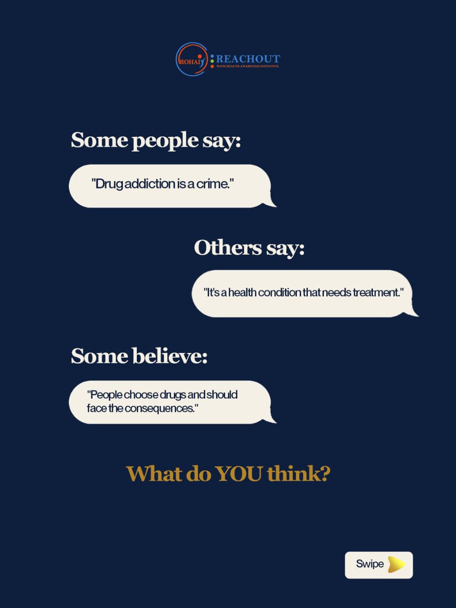 rohai_ng's tweet photo. Drug addiction is a complex public health issue.
Research shows addiction affects brain &amp; behavior, yet stigma still prevents many people from seeking help.

@ ROHAI, we advocate for prevention, early intervention, treatment &amp; support
This #WorldDrugAbuseDay, let's talk solutions https://t.co/YzNPvGgS0c