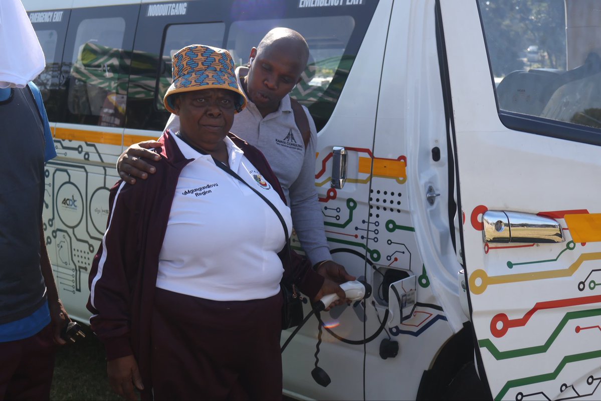 ikamva_consult's tweet photo. Scenes from the @Santacokzn Sports Weekend.

First frame with one of the surviving Founder members of the South African Black Taxi Association SABTA uMkhulu Gerald Ferror #SantacoKZNSportsWeekend #MBTIDecarbonisation https://t.co/mI9xCXYBVe