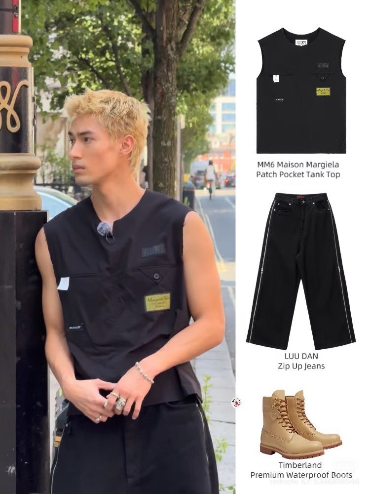 halfgiggles's tweet photo. Mika in 🇬🇧London
day2 #OOTD
Look1
#maisonmargiela patch pocket tank top
#LUUDAN zip up jeans
#timberland premium waterproof boots
Look2
#Ourlegacy Men’s blue silk knit
#Hamcus 26SS
#Mika #mikah
#MikaHashizume
#米卡 #มิกะ #橋爪ミカ https://t.co/onghsaqj4w