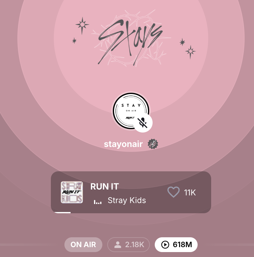 dumpling0320's tweet photo. SKZ Listening party brought 10k stays, wish we could lock in other times too https://t.co/ZXJMa6eTkk