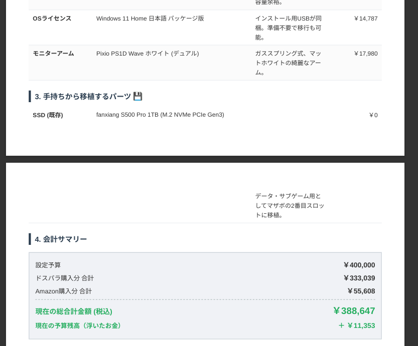 52Hz____whale's tweet photo. 買いました！！！！！！
予算40万円以内でPCと240Hzの白モニター2枚！！！
PCケースが一番遅く届くから届いたら組み立てます！！
芋目指します https://t.co/FnZzsC4rDV
