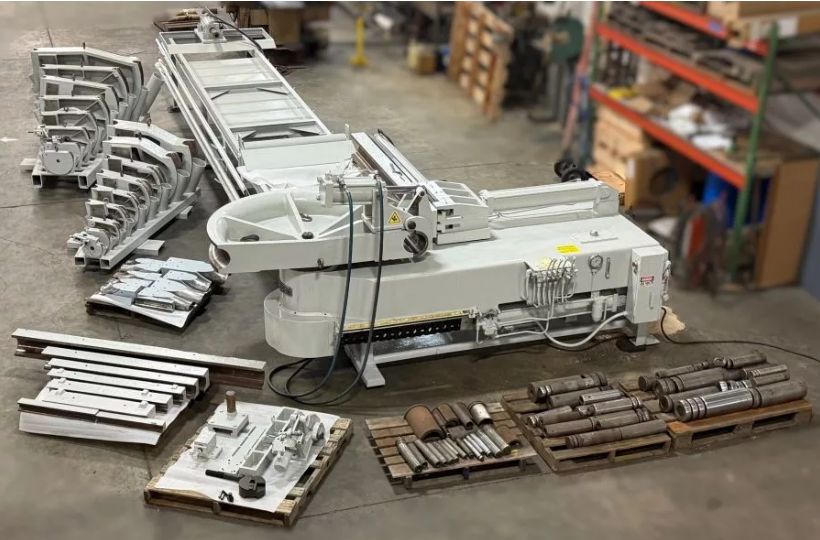 benderparts's tweet photo. NEW LISTING: Jesse Co. Reconditioned 6RD Hydraulic Tube Bender with tooling. Features: 
Main Frame, Mandrel System, Hydraulic Lever Control, Extensive Tooling  Included

https://t.co/nZDL8BXGaH https://t.co/QZFhTDPTkC