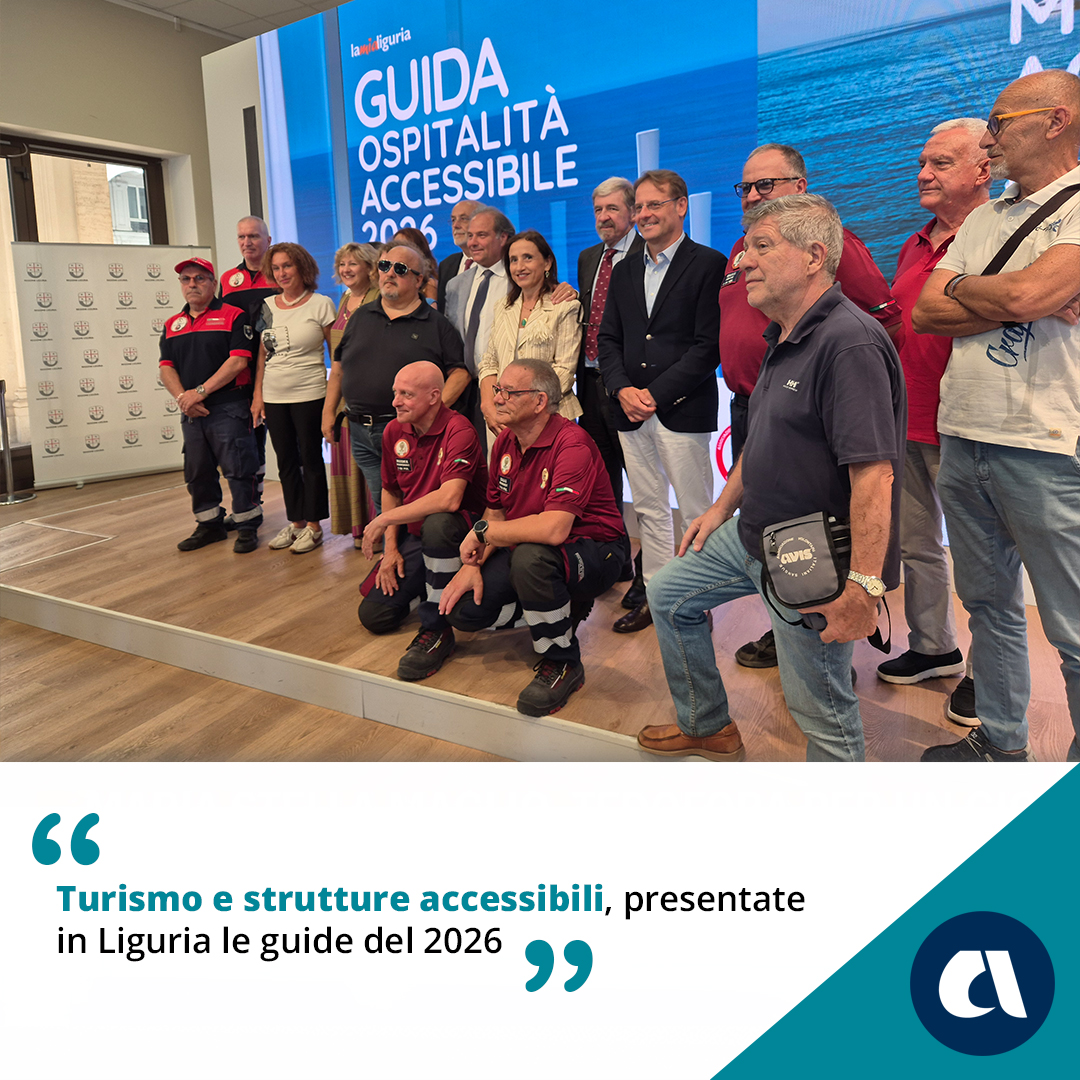 inail_gov's tweet photo. La Liguria presenta le guide mare accessibile 2026 e ospitalità accessibile 2026 realizzate da Regione, #Inail Liguria e altri partner. Cresce l'offerta di strutture accessibili (137) e si confermano 273 spiagge censite per un turismo sempre più inclusivo.
https://t.co/cJpbUMdeVC https://t.co/NhUUFjGJPA