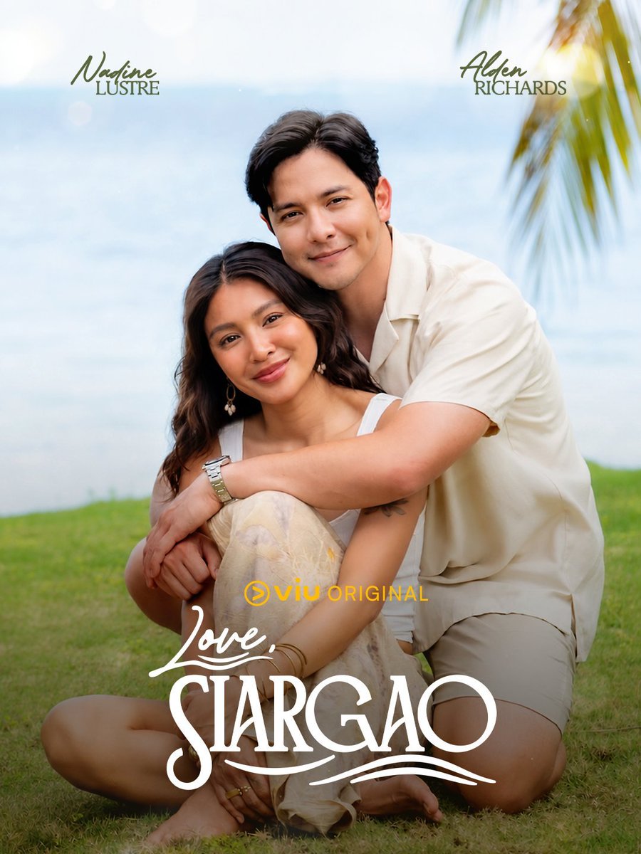 PPOP_TODAY's tweet photo. Nadine Lustre &amp; Alden Richards ignite sparks in the newest Viu Original, "Love, Siargao."  

Episode 1 is out now — 26 episodes of island romance, destiny &amp; drama.

Watch exclusively on Viu! https://t.co/AOXKrzhAWR