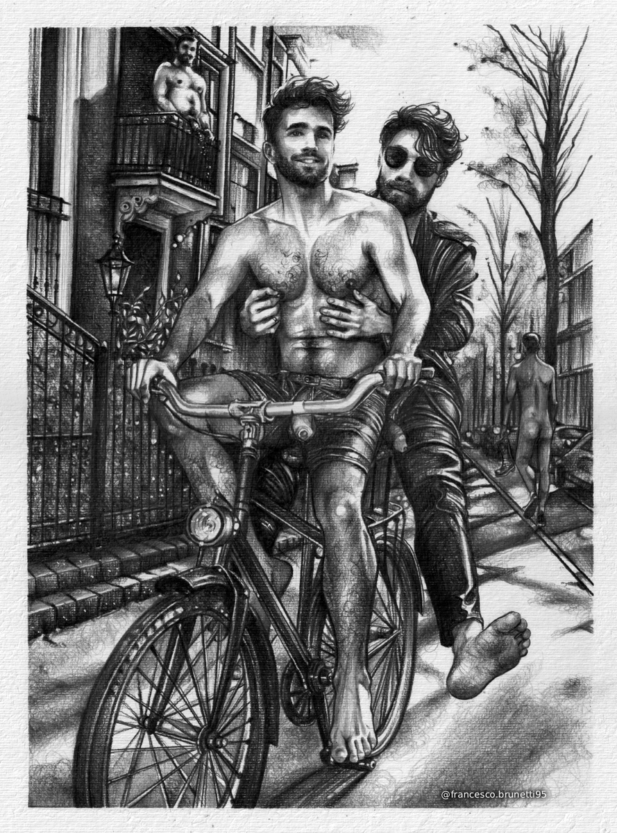 masculinities_'s tweet photo. Fine art pencil on paper, 11.8 × 15.7 inches — original figurative work https://t.co/m0omIKwYy6