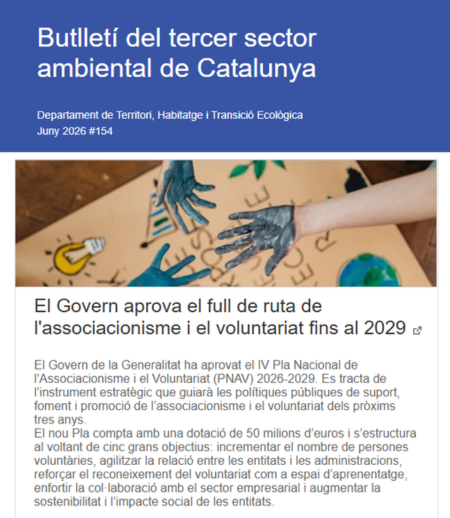 transicioeco's tweet photo. 👥 Al nou número del butlletí del #TSAcat, actualitat, eines i recursos per a les #EntitatsAmbientals
Llegeix-lo 👉 https://t.co/WI2MybueNx https://t.co/WYX3YqaEzj