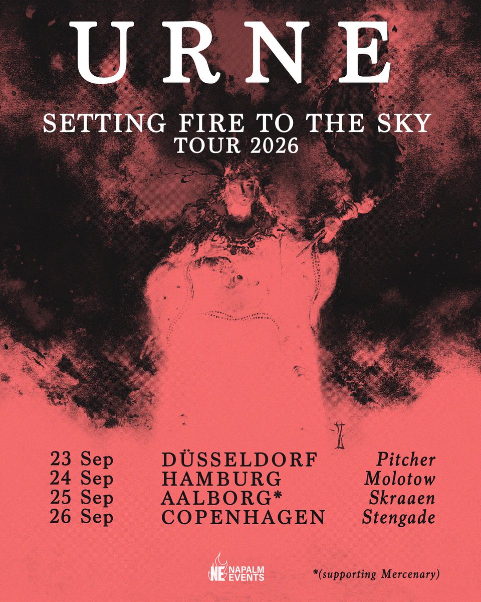 urneband's tweet photo. Germany 🇩🇪 and Denmark 🇩🇰 

We are excited to announce we are heading back to Germany for our 2nd round of headline shows &amp; extremely excited to announce to are headlining Copenhagen for the first time.

Copenhagen is a really special city for us and we cannot wait to return. https://t.co/isUWMhKeNQ