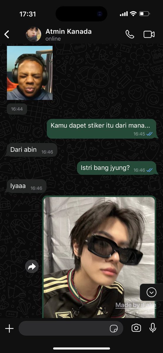 modeliszm's tweet photo. Jumpscare entitas kacamata hitam https://t.co/PRTY5Ueja1
