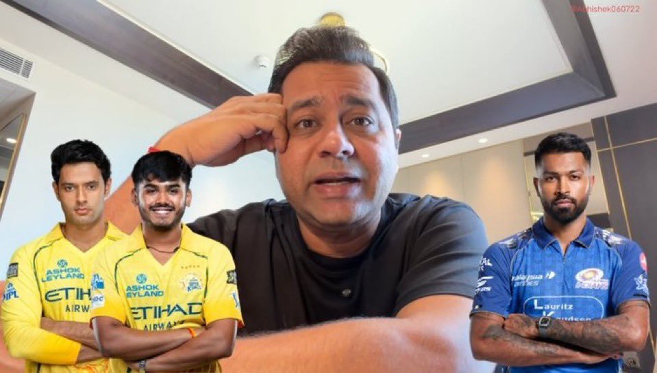 The_GoldenDuck's tweet photo. The agenda is too obvious. Ayush is already a ⭐ and a future Team India captain. Now suddenly these PR experts are screaming, 'CSK should trade Ayush for Hardik.' MI really wants him that badly? 😂🤡 Just saying." https://t.co/y2AMmGc0Qv