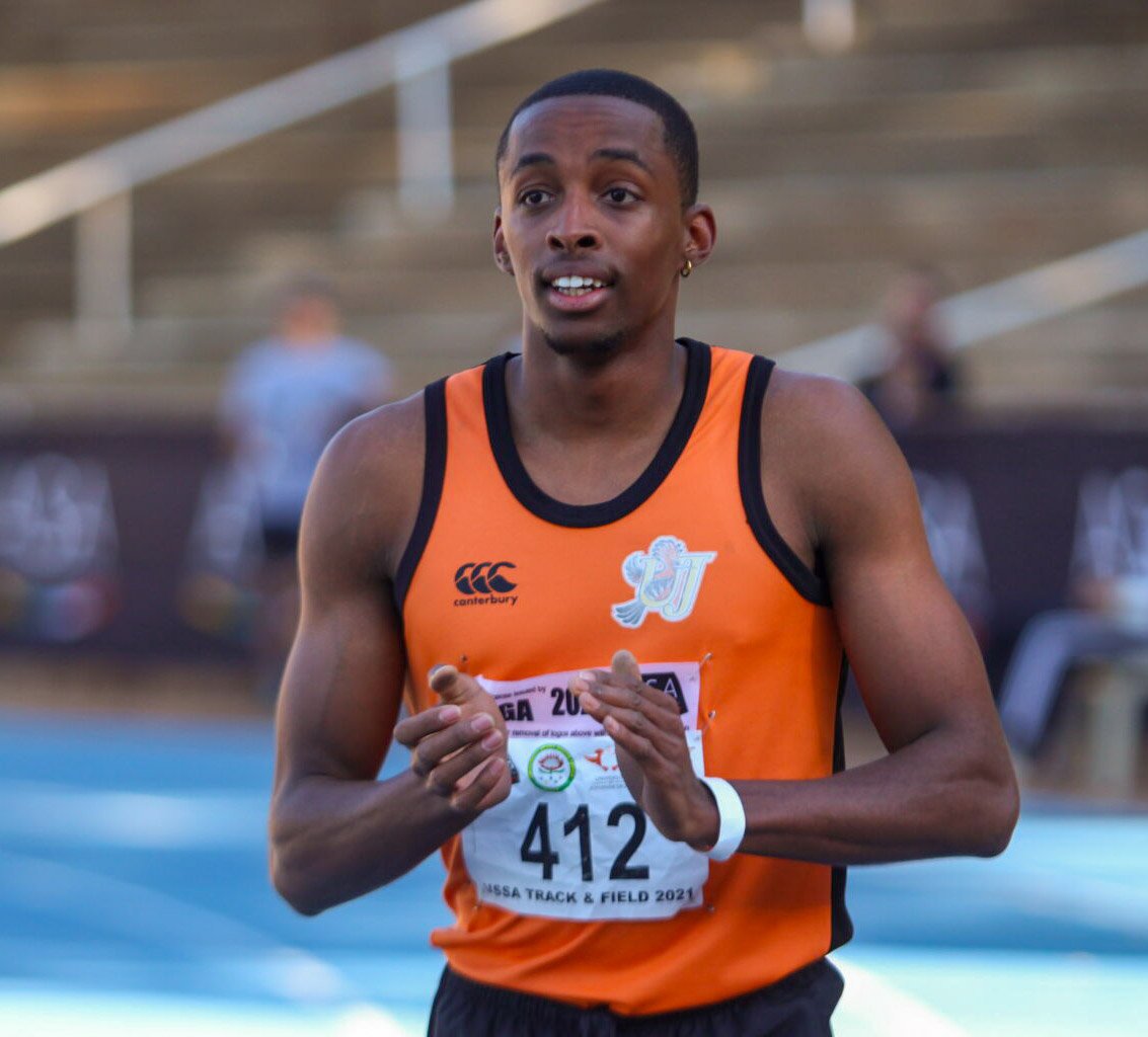 AfricaFactsZone's tweet photo. South Africa's Cheswill Johnson has won both the Men's 100 and Men's  200m at the Grand Slam Jerusalem in 10.02 seconds and 20.26 seconds respectively. https://t.co/mYuIu0eMdP