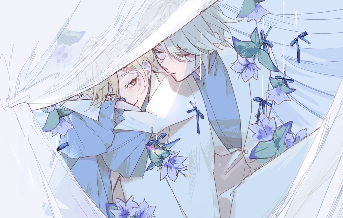 ULalkv_'s tweet photo. 結婚式アルカヴェ💍
誕生日プレゼントに描かせてもらったやつだよ〜！ https://t.co/hSUAvnYjAl
