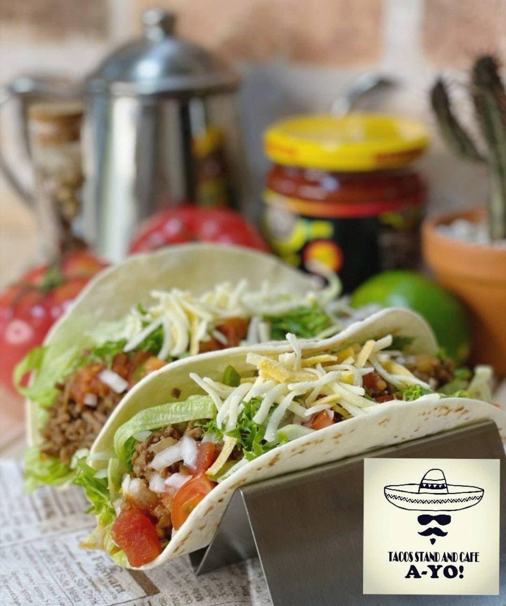 hokarun2026's tweet photo. スタンプラリー④
タコススタンド🌮A-YO🌮

土日祝のみ営業🈺
主に 笠岡べーファーム・道の駅くめなん での出店が多いです🙌✨

本場メキシコ料理のタコス🌮を学ぶためにサンディエゴ〜メキシコ🇲🇽に入国しました。
イカス！タコス屋「エーヨ」で日本人に食べやすくしたタコスを食べてみてね🌮 https://t.co/Y2JlcSDVLj