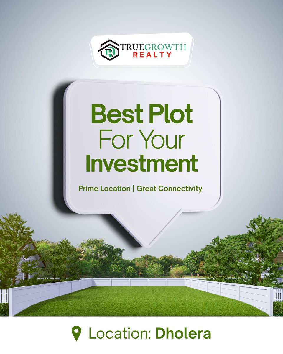 tgr2902's tweet photo. Your next smart investment starts in Dholera. Secure a premium plot in one of India's fastest-growing investment destinations and take a step toward long-term growth and value.

📞 Connect with Truegrowth Realty at +91 8800494959 to book your plot today.

#dholera #realestate https://t.co/GFiCgyOsSg