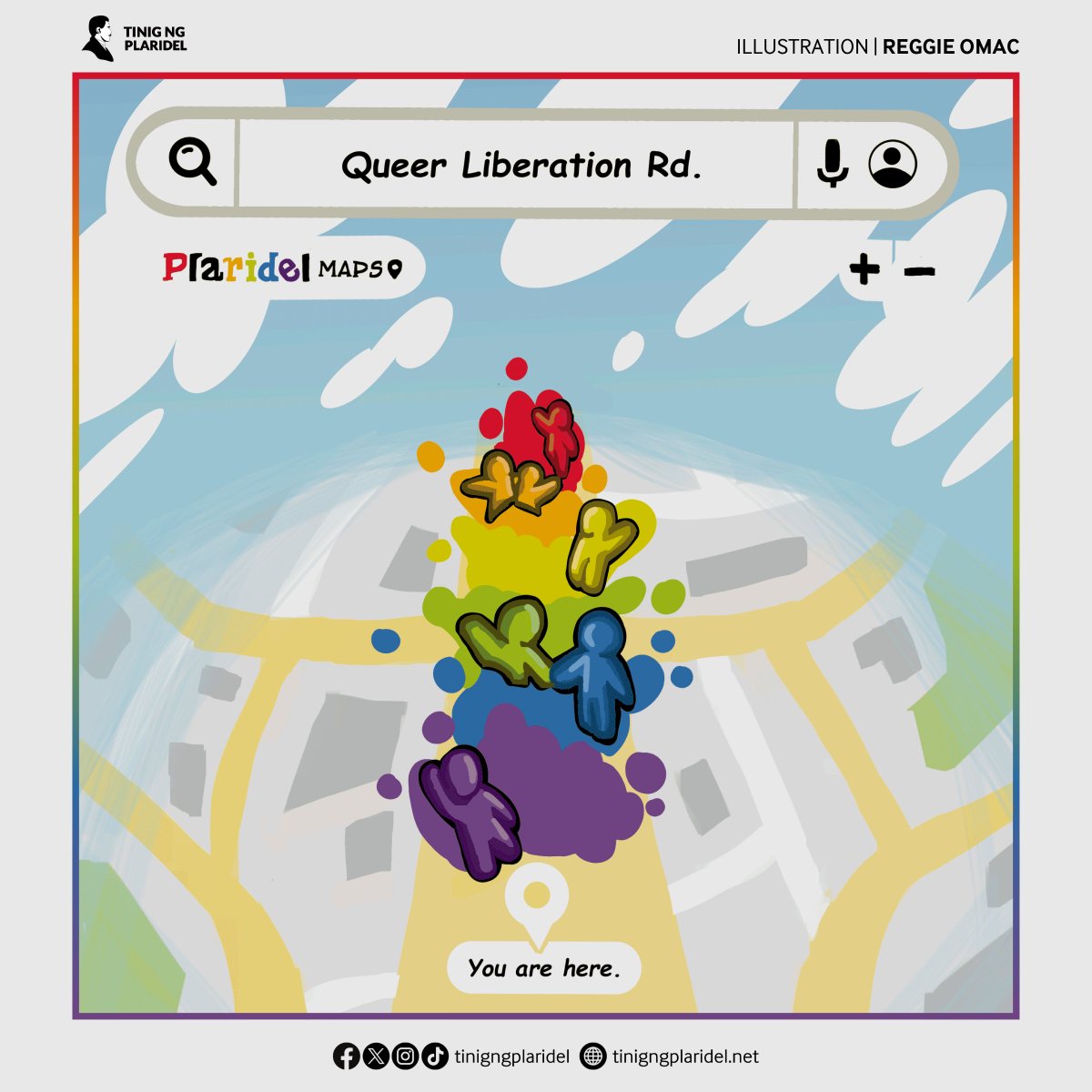 tinigngplaridel's tweet photo. You are here. On the streets, where queer resistance bleeds through every map drawn by institutions that have long rerouted your existence to the margins.
#Pride2026
#EqualityNow https://t.co/JNVpicryVw