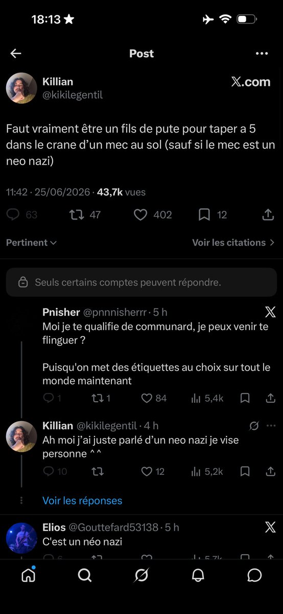 myaberrante's tweet photo. @ZEdsOlion Ils ont pas disparu, ils tweet tous en justifiant sa mort "c'est un facho, c'est un neo nazi" 🤓 https://t.co/3eBIeeiacp