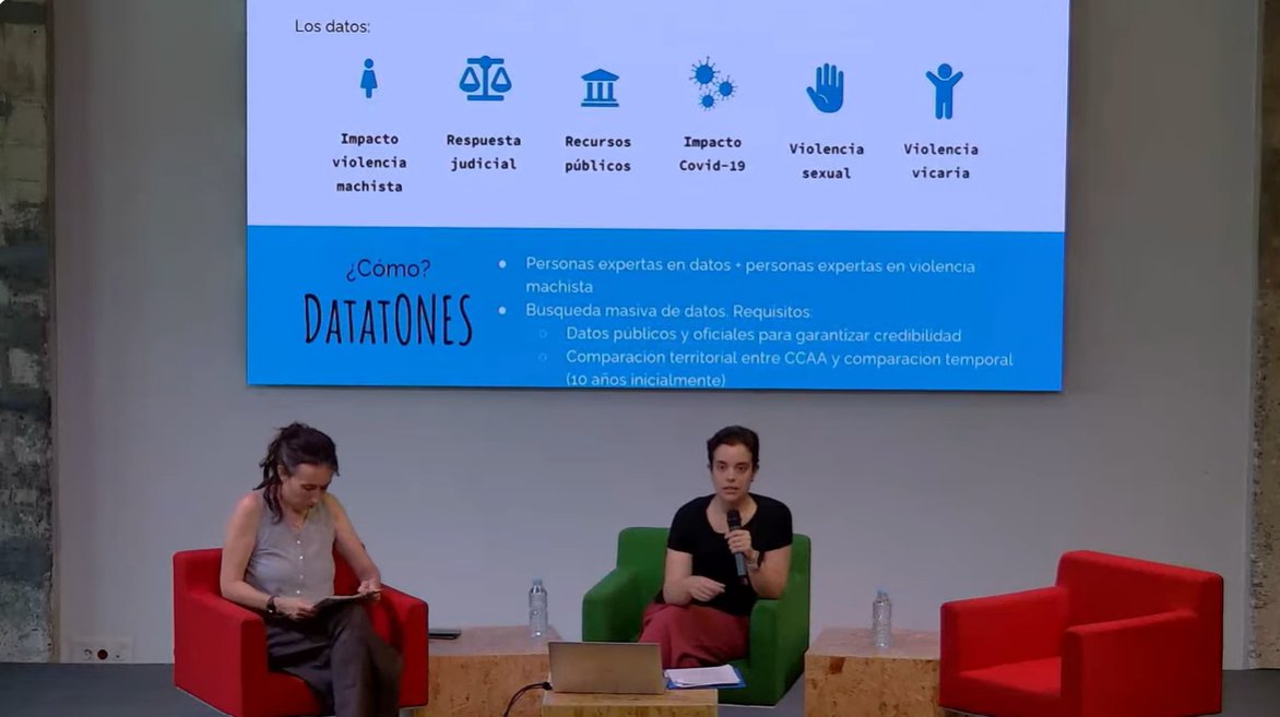 iopendatabcn's tweet photo. L’equip #DataWomen tambe crea videos per explicar com utilitzar les dades que es presenten a l’eina #dadesxviolenciaxdones , aixi com informes que es poden fer per territoris concrets
👉Segueix la jornada en directe aquí https://t.co/etA49PzqA8
#DataFeminism #LaCIBA https://t.co/NhO2TXGTxA