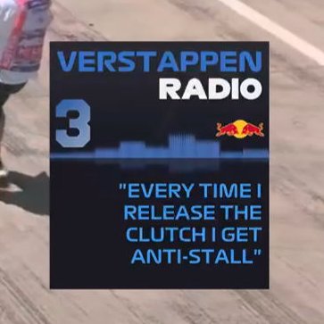 f1speed_indo's tweet photo. Yak, baru mulai mobil Verstappen sudah mogok. Masalah yang sama: KOPLING.

Verstappen alami anti-stall seketika setelah lepas kopling saat latihan start. https://t.co/QPtDPHVo57