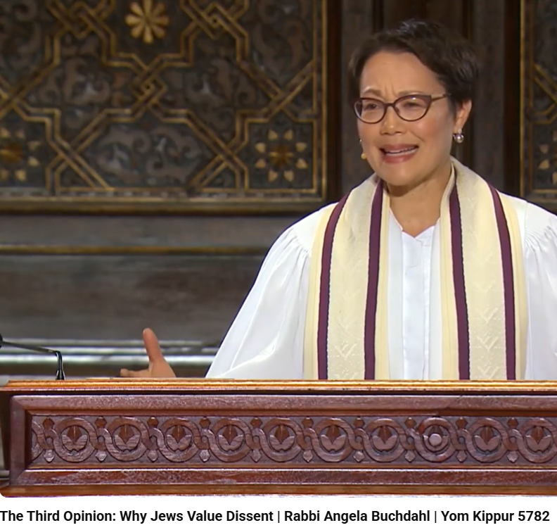 jgitchell's tweet photo. Prompted by getting to meet her briefly last night, re-sharing this 2021 sermon from NYC Central Synagogue's  (now Senior) Rabbi, Angela Buchdahl.

I first encountered this thanks to @JonHaidt sharing and go back to it regularly for wisdom-boosting.

12/10, no notes.

1/2 https://t.co/RCchhP5TJq