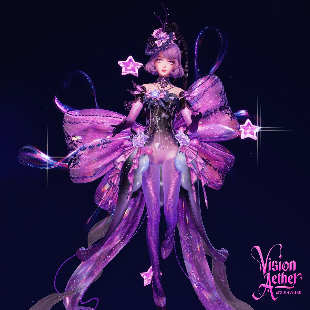 VisionAether's tweet photo. Midnight Bubbles &amp; Bows by Yours Truly💖🎀

#InfinityNikki #Nikki #Momo #infold #VisionAether #StarttheVision #Nikki #ShiningNikki #LoveNikki #Summer #WhereStarsYearn https://t.co/xz1KyGXN2B
