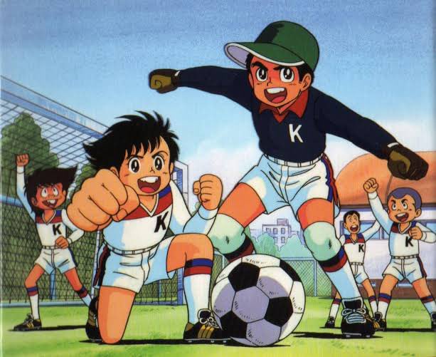 tobucchi's tweet photo. コロコロ派だったからか、キャプ翼と同じぐらいにキッカーズも好きだった。キャプ翼には憧れたけど、さすがに小学生が読んでもちょっと荒唐無稽すぎたんでね…。立花兄弟とか…。だから身近に感じたのはキッカーズの方。 https://t.co/RmGl6MvOsc