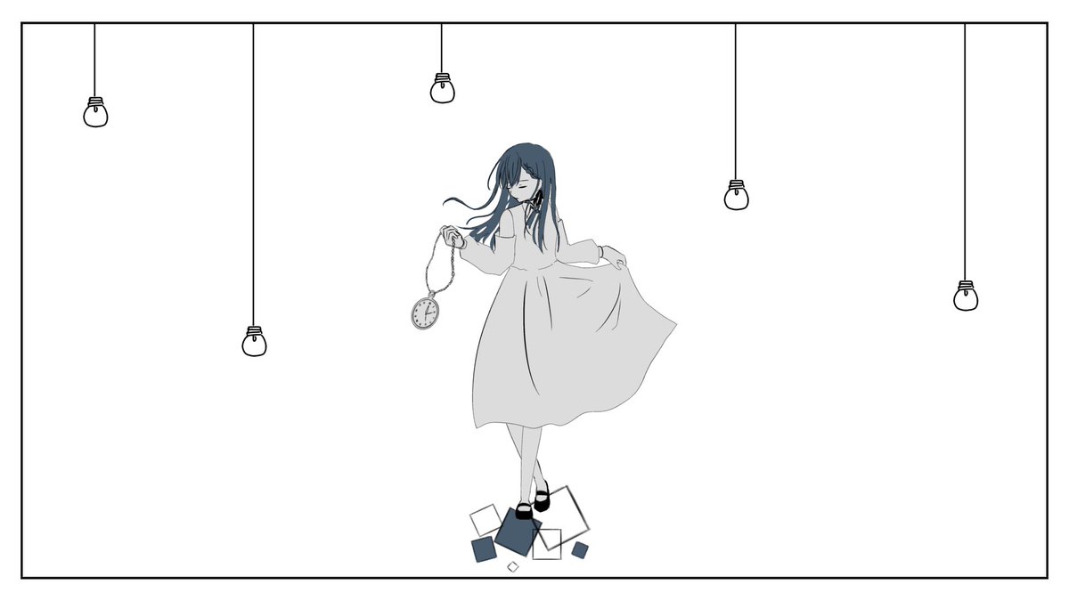 Alba_lbal's tweet photo. 今回、サムネイルも自分で描いてみました！
大好きな曲です...！ https://t.co/D3qaf4T5BL
