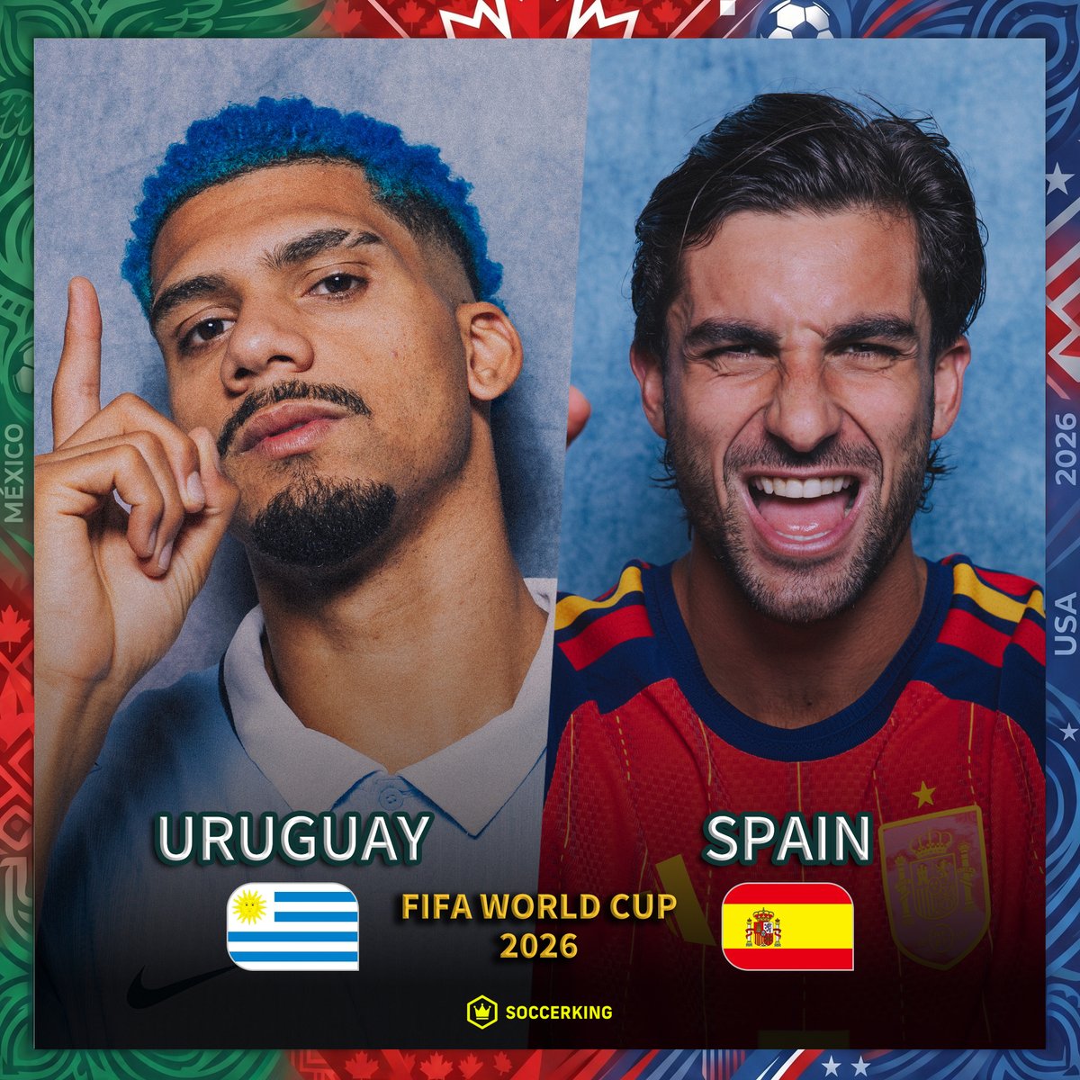 SoccerKingJP's tweet photo. 🏆今日のW杯🏆

#FIFAWorldCup 🇺🇸🇨🇦🇲🇽 大会16日目⚽️

✅グループH
🗓️6/27（土）
⌚️9:00
🇨🇻カーボベルデ vs 🇸🇦サウジアラビア
📺DAZN
https://t.co/t8EKqqgBHv

⌚️9:00
🇺🇾ウルグアイ vs 🇪🇸スペイン
📺DAZN／日本テレビ
https://t.co/KEg3b9yfTS

⚽️順位表
🇪🇸｜4pt｜+4
🇺🇾｜2pt｜0
🇨🇻｜2pt｜0
🇸🇦｜1pt｜-4