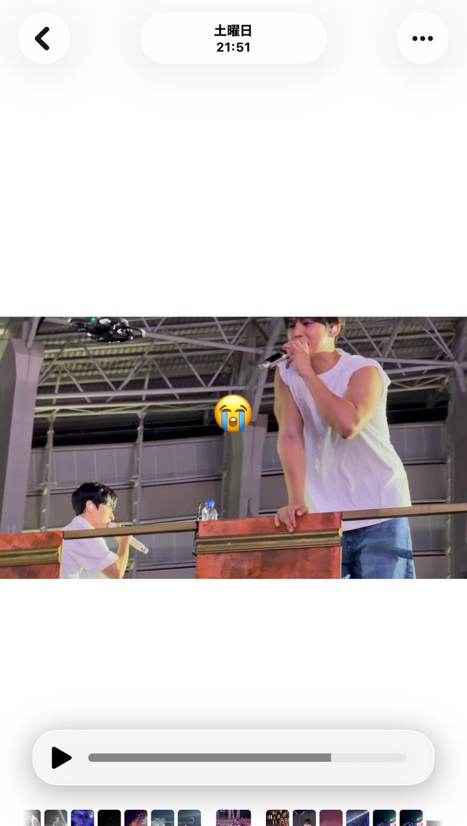 ___mal7's tweet photo. トロッコ最前で最高だったのに、近くにいるミンギュ<ドギョムくんになってしまって、ミンギュ見切れるわドギョムくん遠いわで散々😭このあとドギョムくんの後ろ姿とミンギュの腕しか映ってないとことかある泣ける https://t.co/1Qn3OlY8Zz