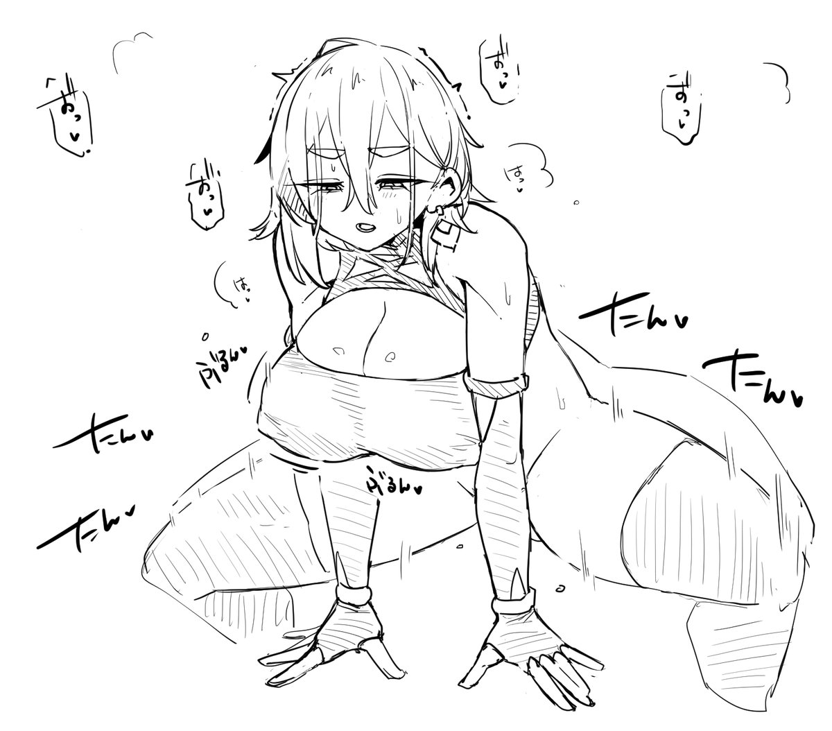 rkgk、腰の上下運動でトレーニングしてるディアベルスターさん 