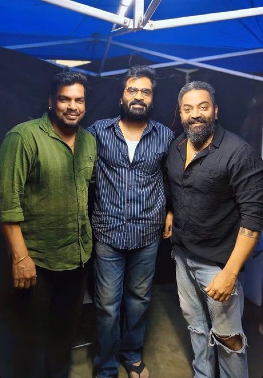 itisprashanth's tweet photo. Latest from the sets of #Arasan .

Continuous shoot happening and Simbhu is there every single day !

Going to be an epic of an experience !! https://t.co/22METWWfUF
