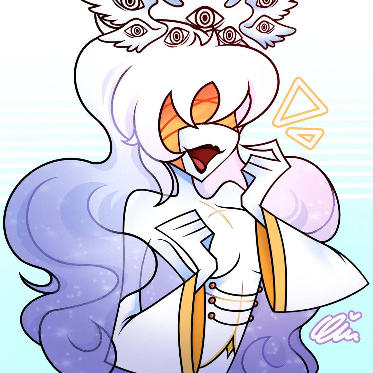 Ol1e__'s tweet photo. Hazbin hotel oc! Art trade :3 #hazbinhoteloc https://t.co/r7iRj0Baj9