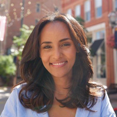 DSA_Watch's tweet photo. 🚨 Meet Melat Kiros, the 29-year-old “recovering lawyer,” PhD student, and barista running as a Democratic Socialist for Colorado’s 1st Congressional District. 

Kiros immigrated from Ethiopia as a baby, then got fired from her corporate law gig after publicly defending pro-Hamas protests and questioning Israel’s right to exist right after Oct 7. Now she’s running on ending all U.S. aid to Israel, an “arms embargo,”, accusing establishment Dems of profiting from “genocide.”, Medicare for All and Dismantling ICE.