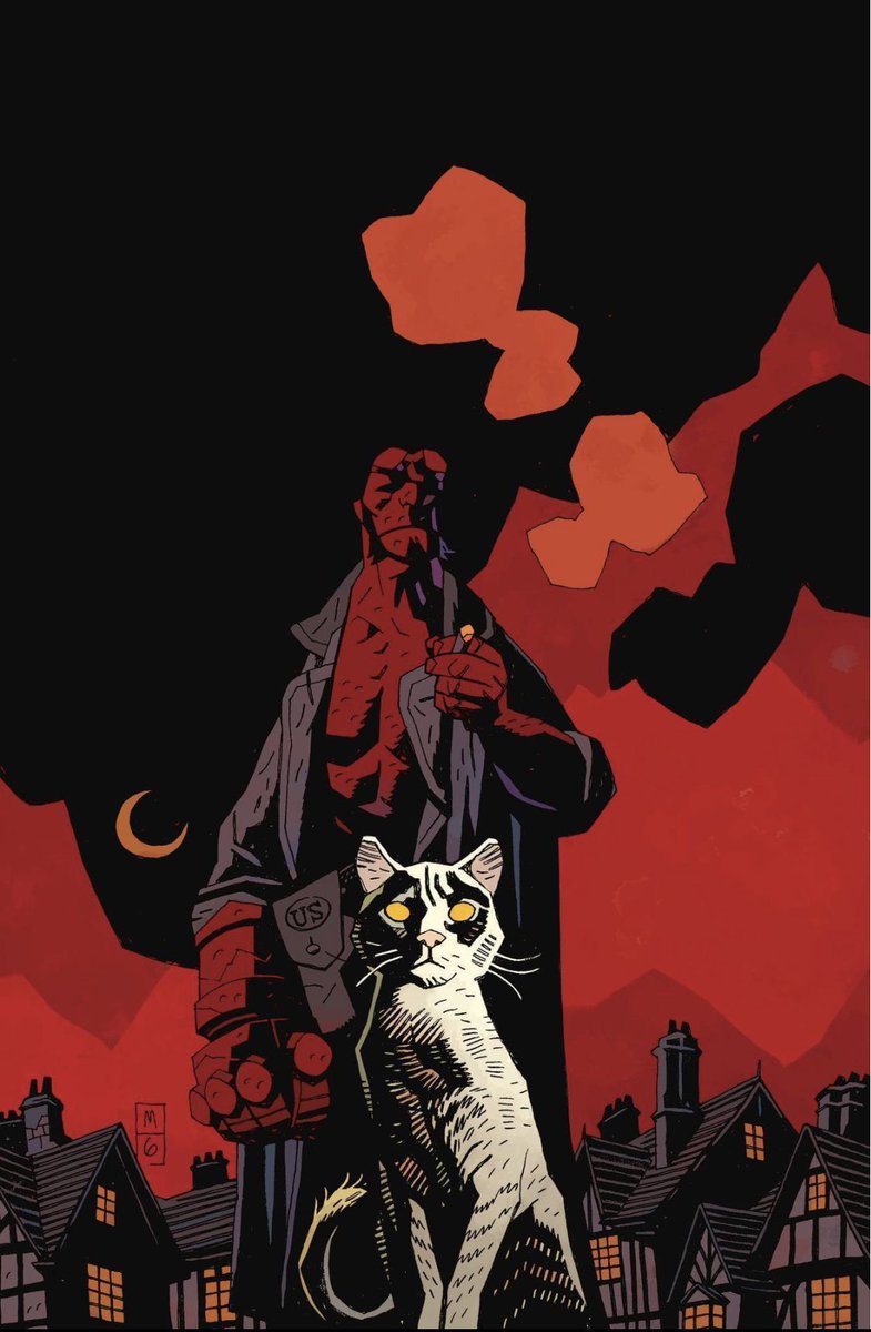 ComicCrusaders's tweet photo. Hellboy by Mike Mignola #comics #comicart #art #comicbookart https://t.co/qyrhhDxbob
