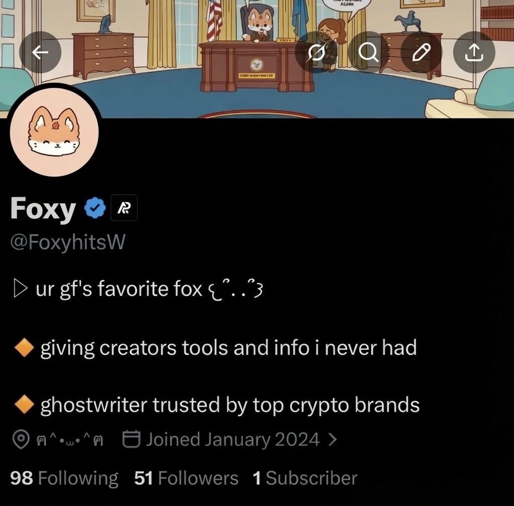 Foxy tweet media