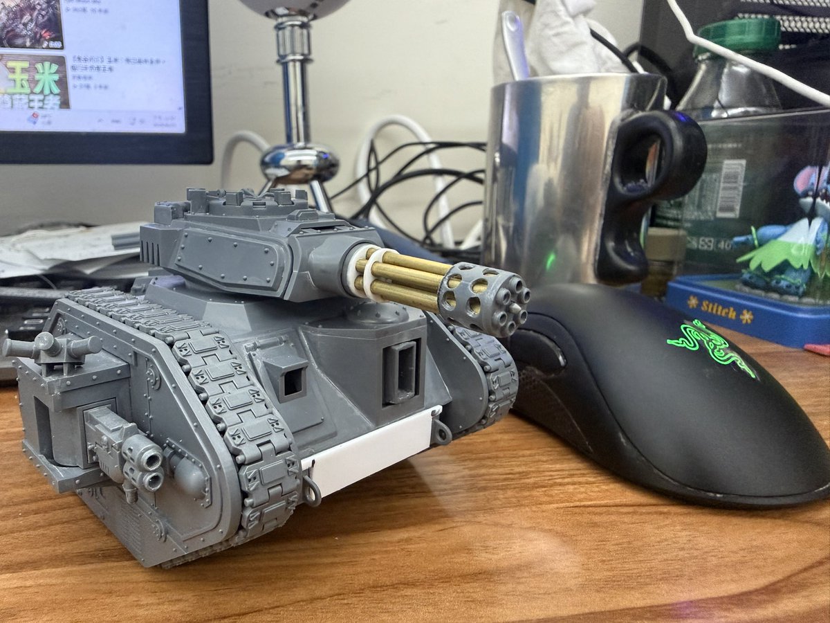 Tester311D's tweet photo. 原版的砲管細節太模糊了，火神炮這類的武器還是要單獨管路的才好看～ https://t.co/UQFyfNUWBH